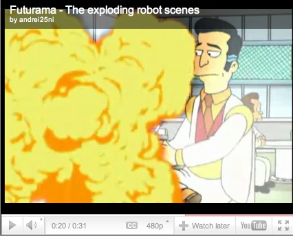 futurama exploding robot