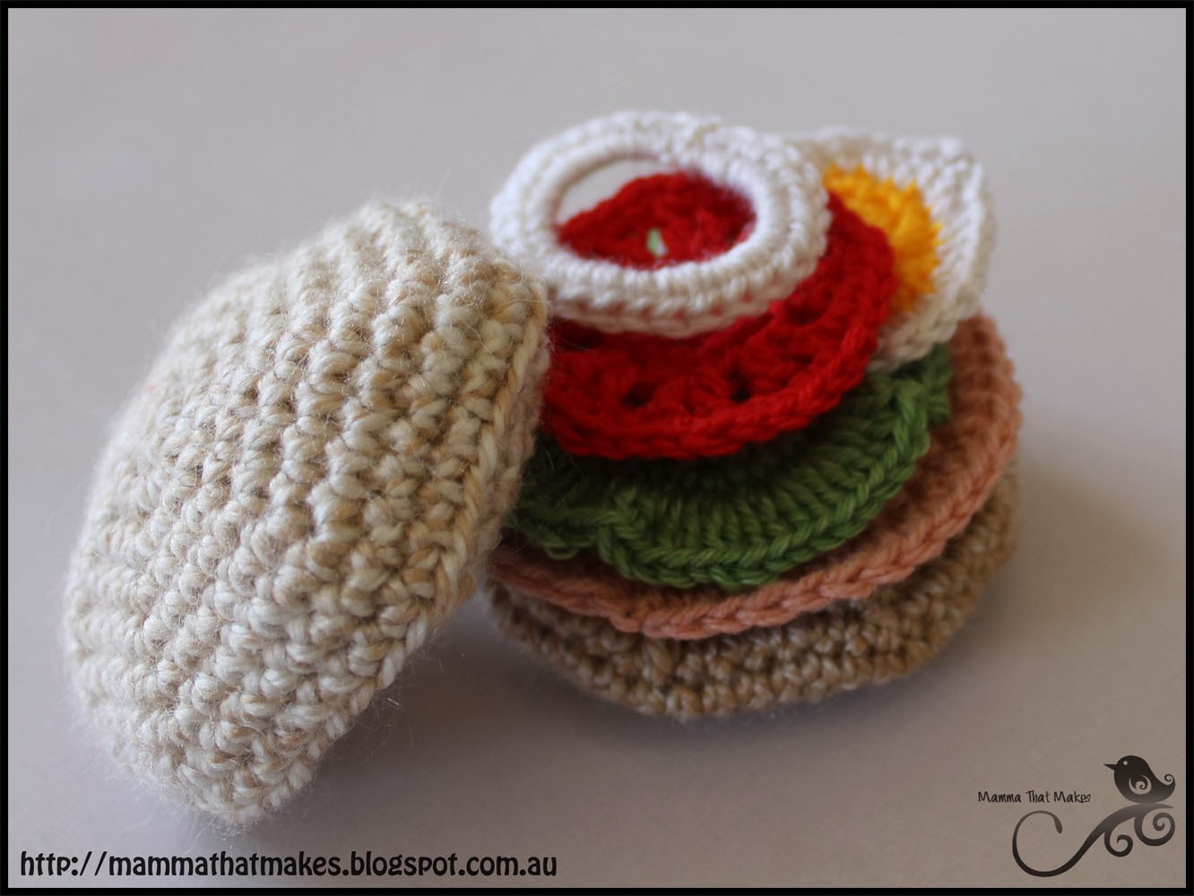 Mamma That Makes Salad Roll Free Crochet Pattern