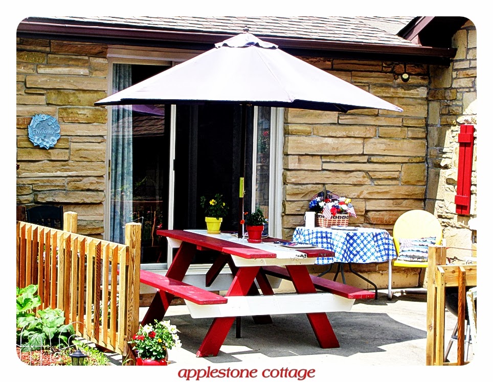 Applestone Cottage Budget Patio Decorating