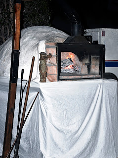 Печь для приготовления пиццы.