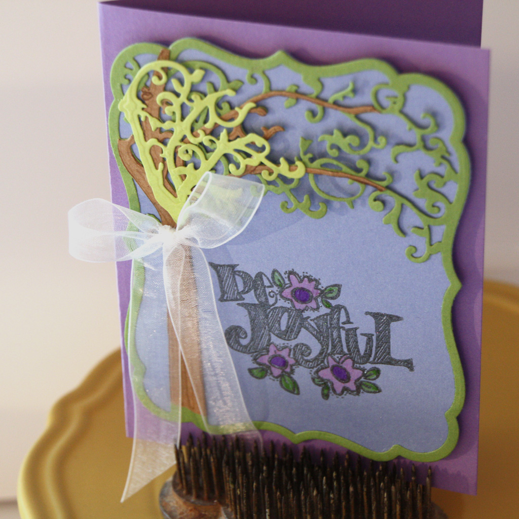 Be Joyful layered card