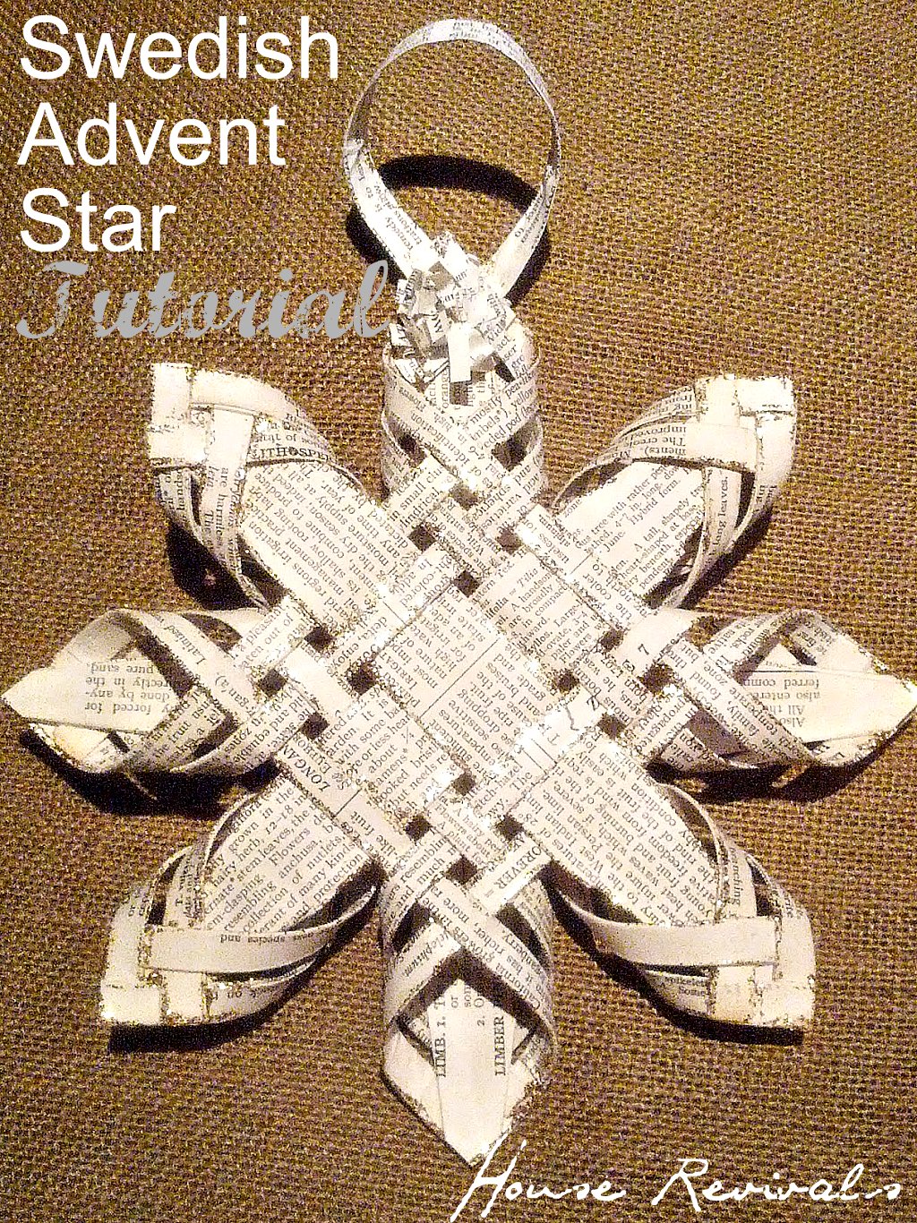Antique Woven Swedish Advent Star