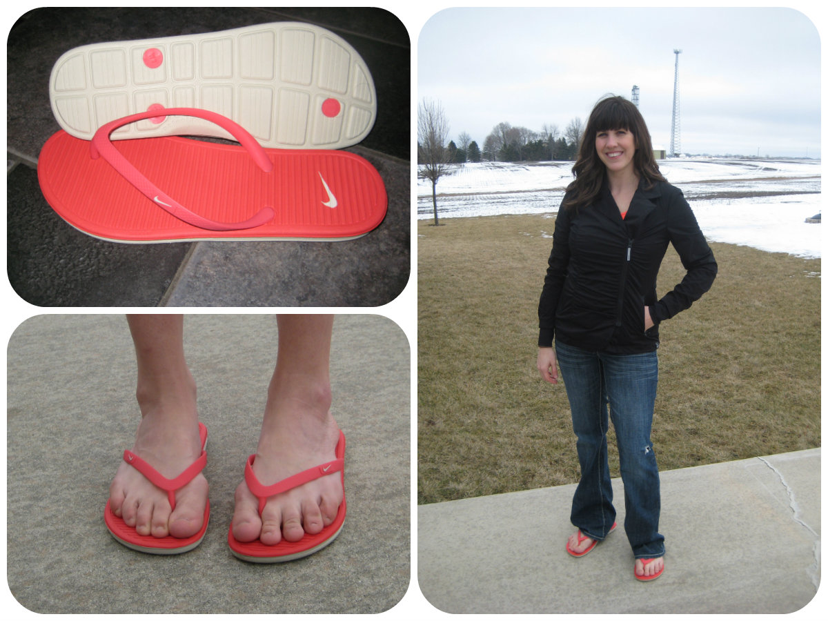 famous footwear flip flops