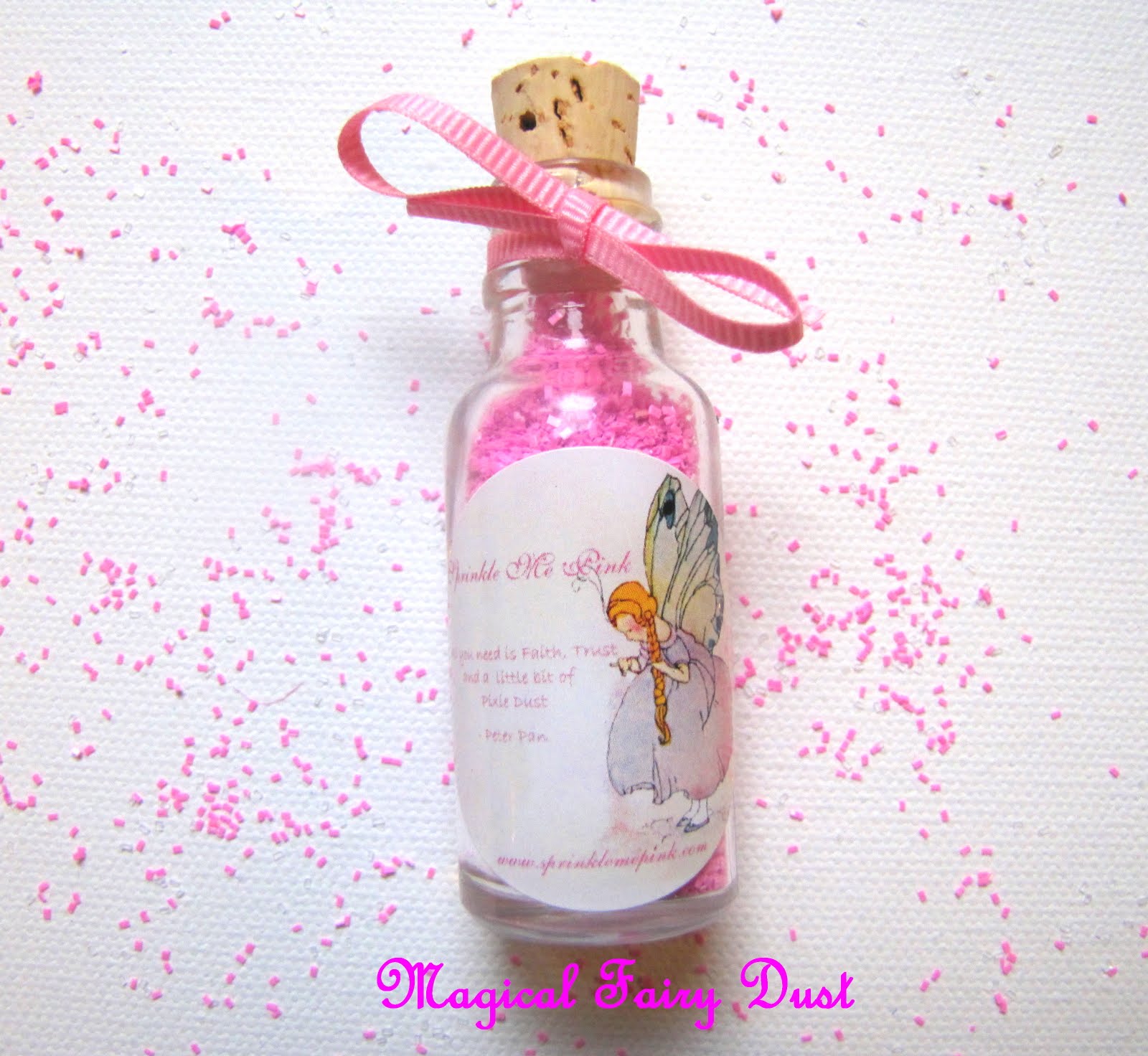 Sprinkle Me Pink Blog DIY Creations Keepsake Fairy Dust and Pixie Dust
