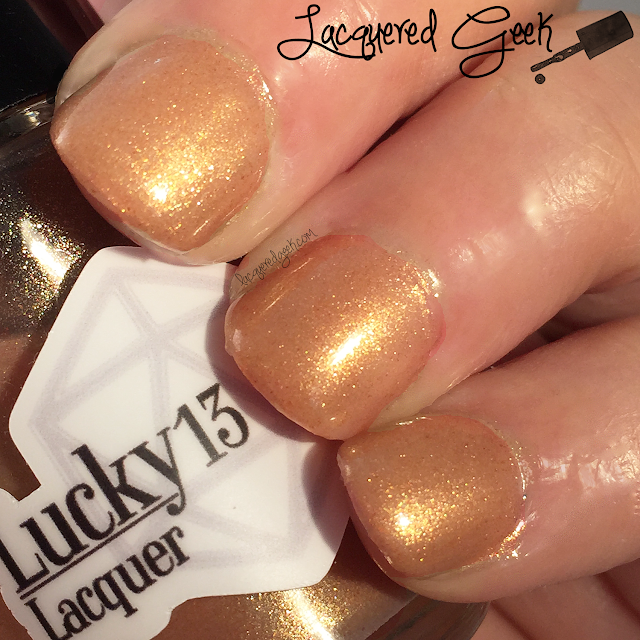 Lucky 13 Lacquer Bitchy Trampoline nail polish swatch