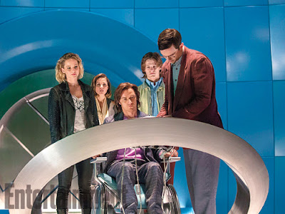 James McAvoy, Rose Byrne, Lucas Till and Nicholas Hoult in X-Men Apocalypse