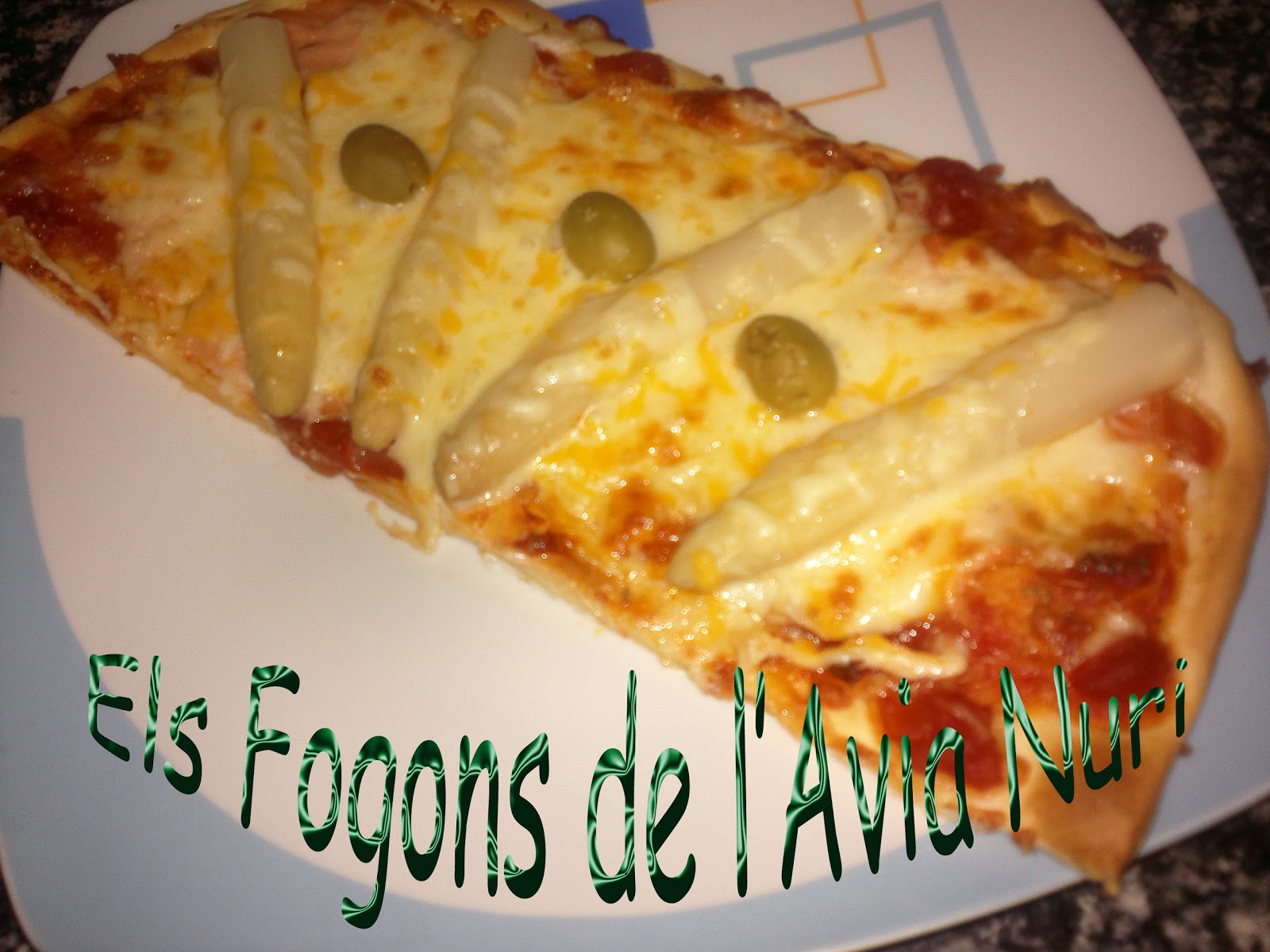 Els Fogons de l�Avia Nuri Pizza Primavera