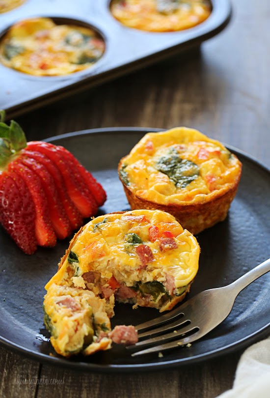 Petite Crustless Quiche Skinnytaste