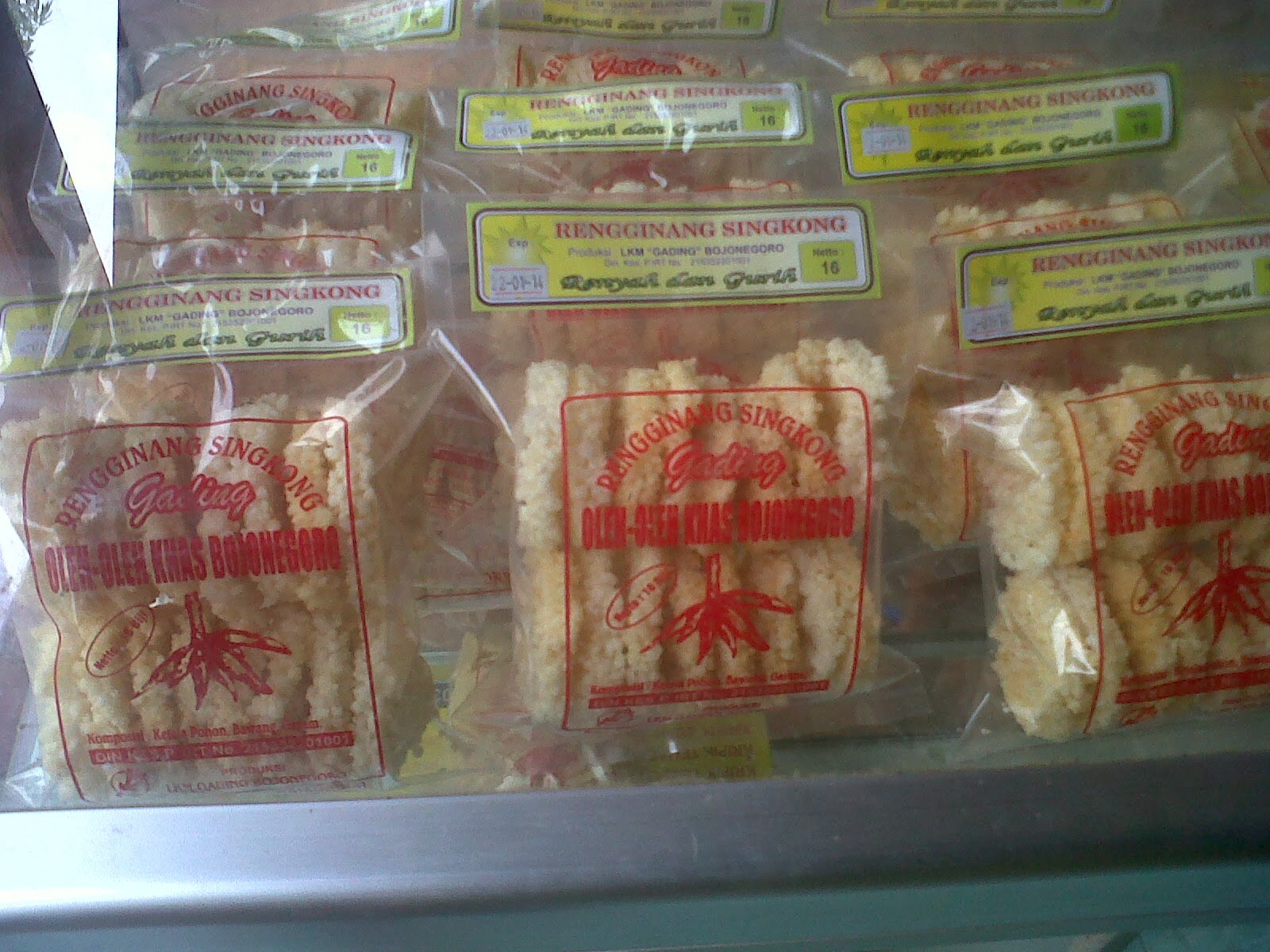 Aneka Makanan Ringan Jual Rengginang singkong