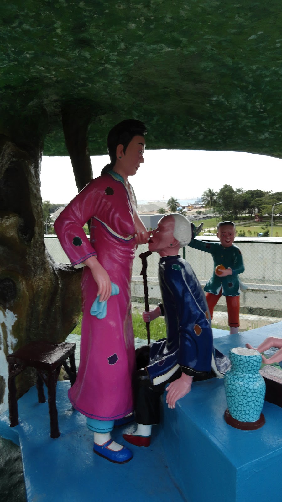 Women Breastfeeds a Grown Man or 3 year old