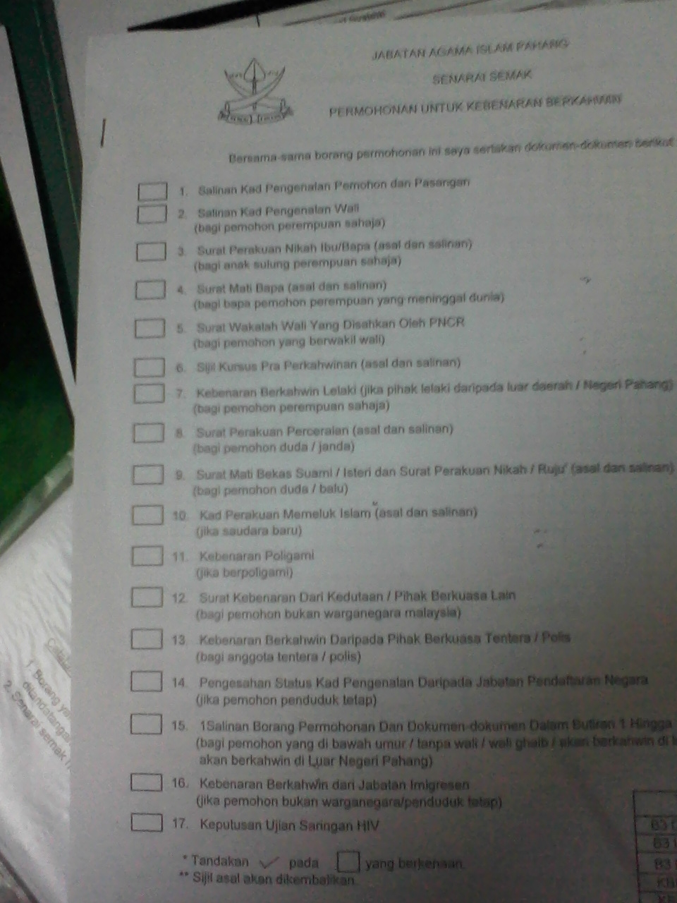 lovely KURSUS KAHWIN, UJIAN HIV