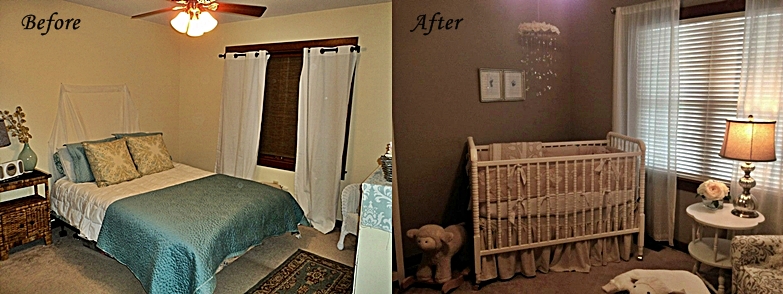 Eat Sleep Decorate Before And After Sweet Baby Girl Nursery