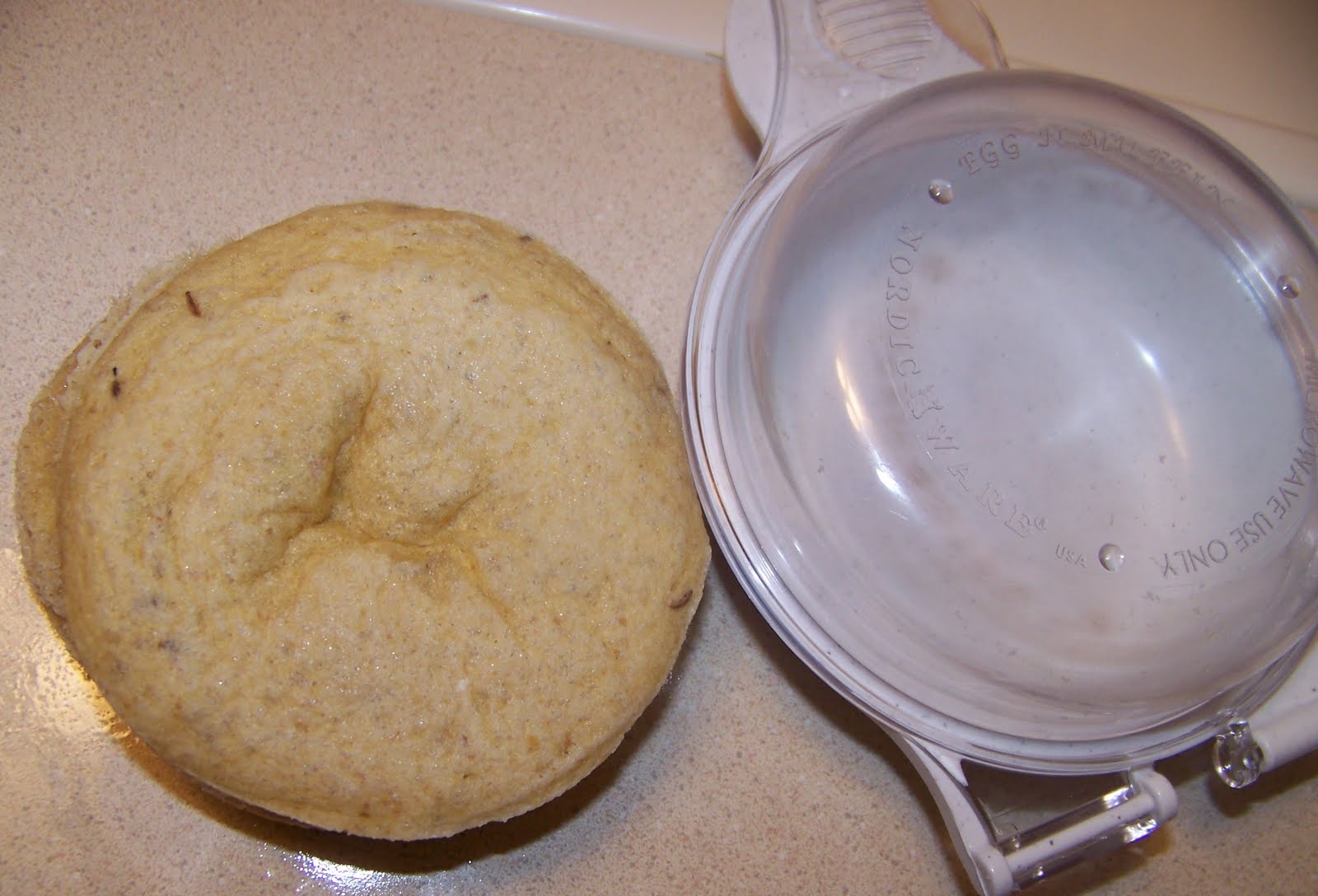 Ginny's Low Carb Kitchen Ham and Cheese on "Rye"