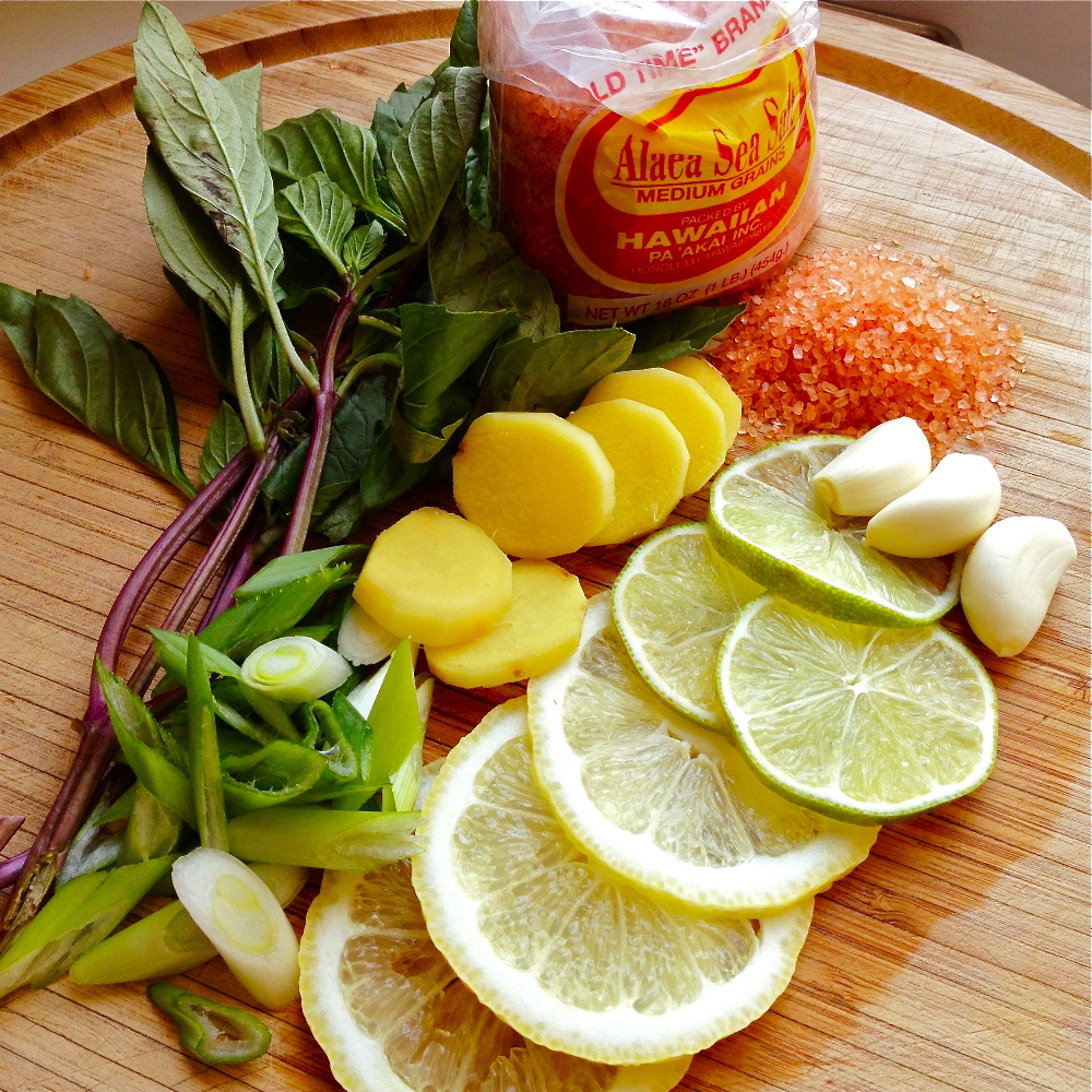 G is for Grilled Striped Bass In Banana Leaf {guest post}