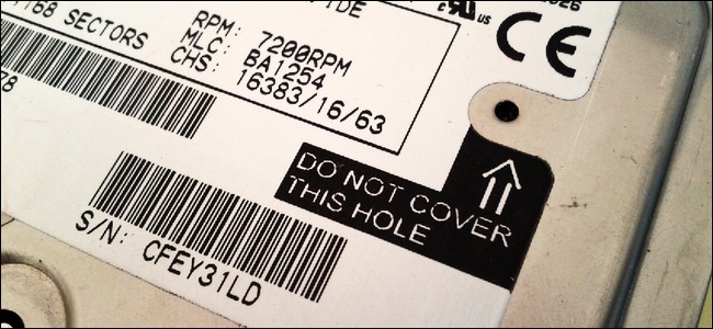 硬碟 Do Not Cover This Hole