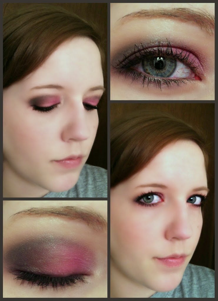 Created using pink dark purple and grey Created using teal peacock blue