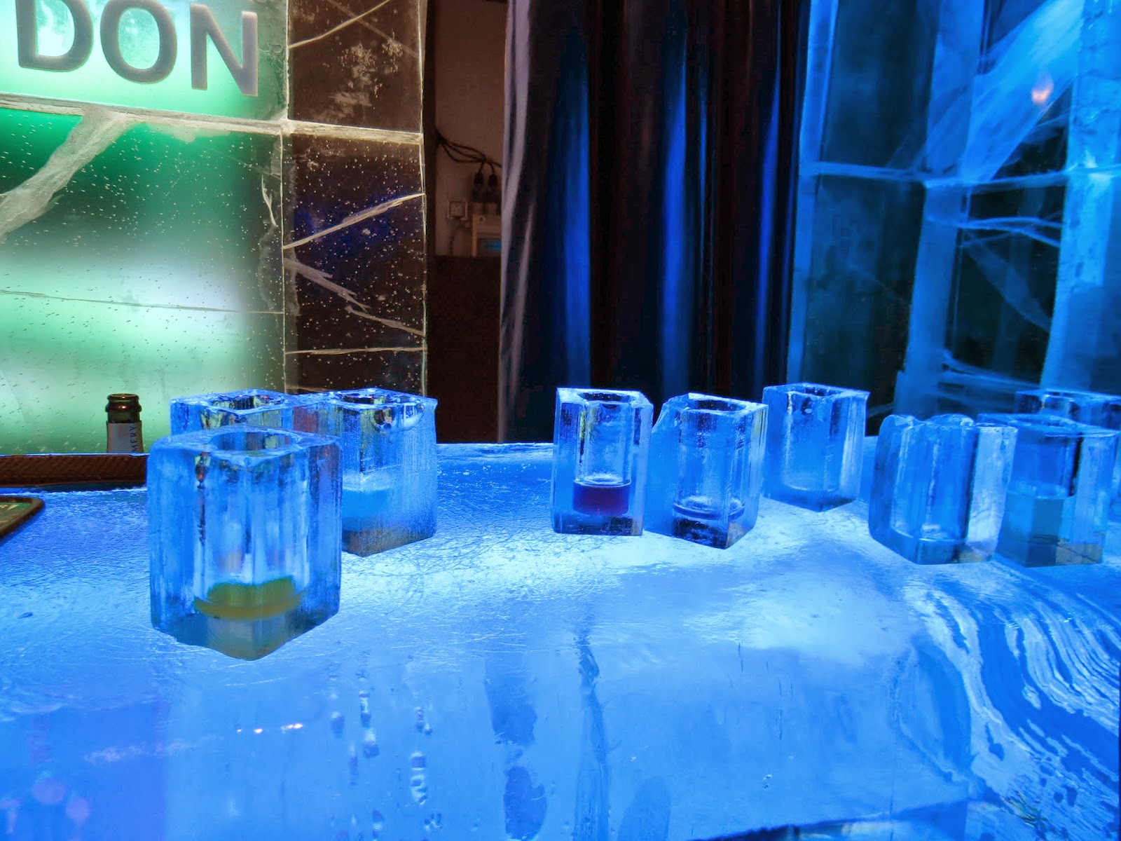 Petals and Pedals London ice bar,