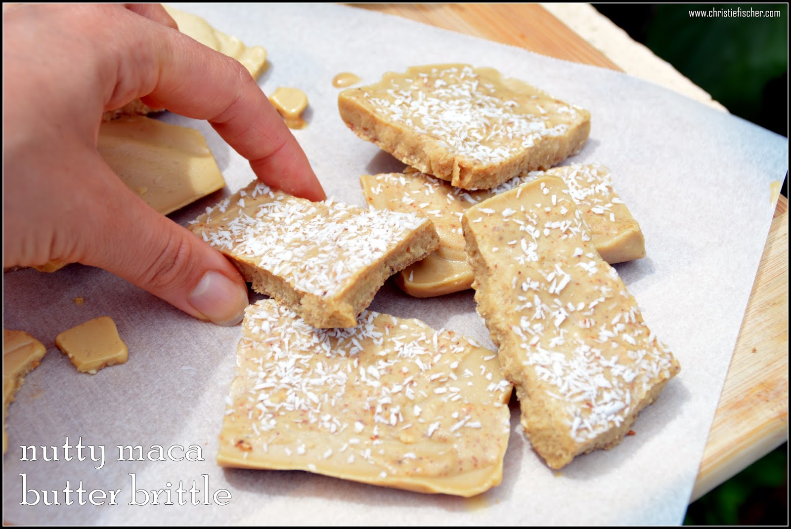 Christie Fischer NOURISH Nutty Maca Butter Brittle