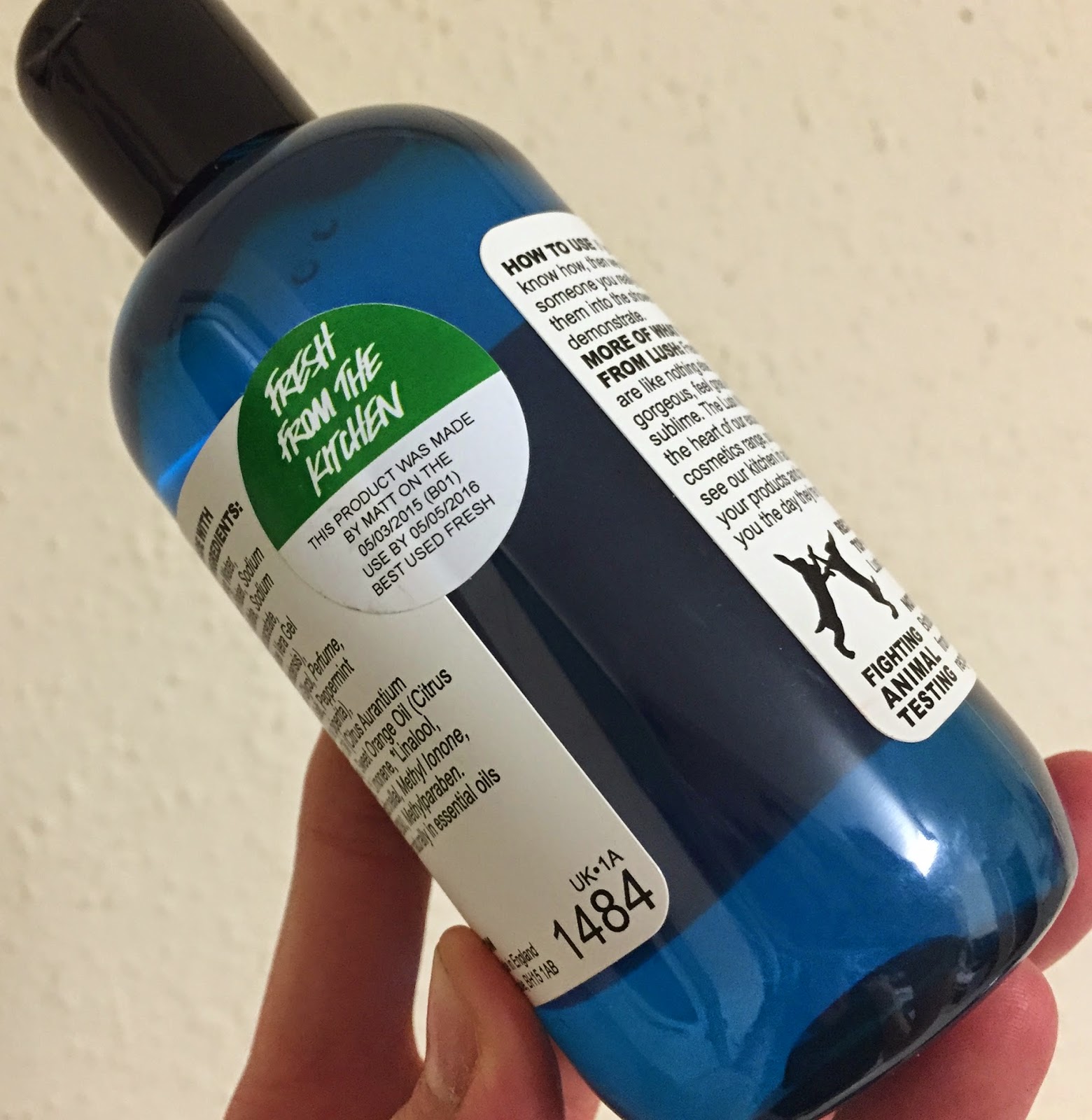 All Things Lush UK Freeze Shower Gel