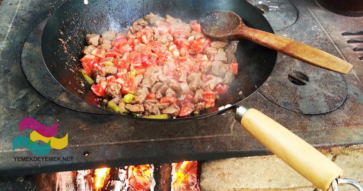 Yemek de Yemek Odun Ateşinde Et Sote