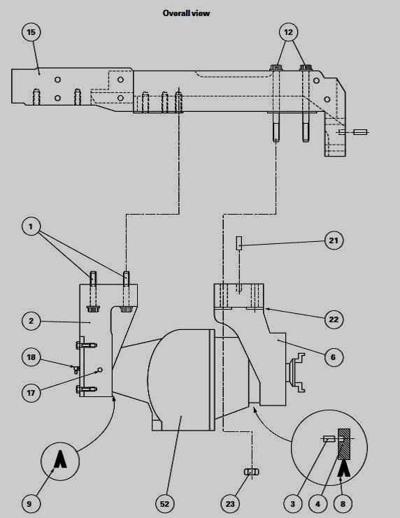 Tractor parts and attachments ZF front axles Bearings and transmission shafts
