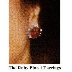 Sophie, Countess of Wessex Style - THE RUBY Floret Earrings LK BENNETT Pumps