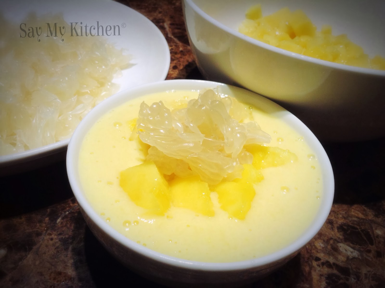 Say My Kitchen Mango Pomelo Dessert (without sago) 杨枝甘露