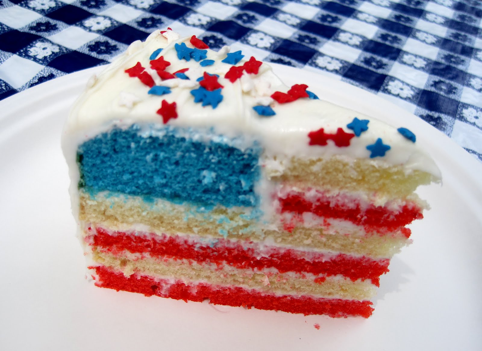 Consumed My Culinary Adventure AllAmerican Flag Cake