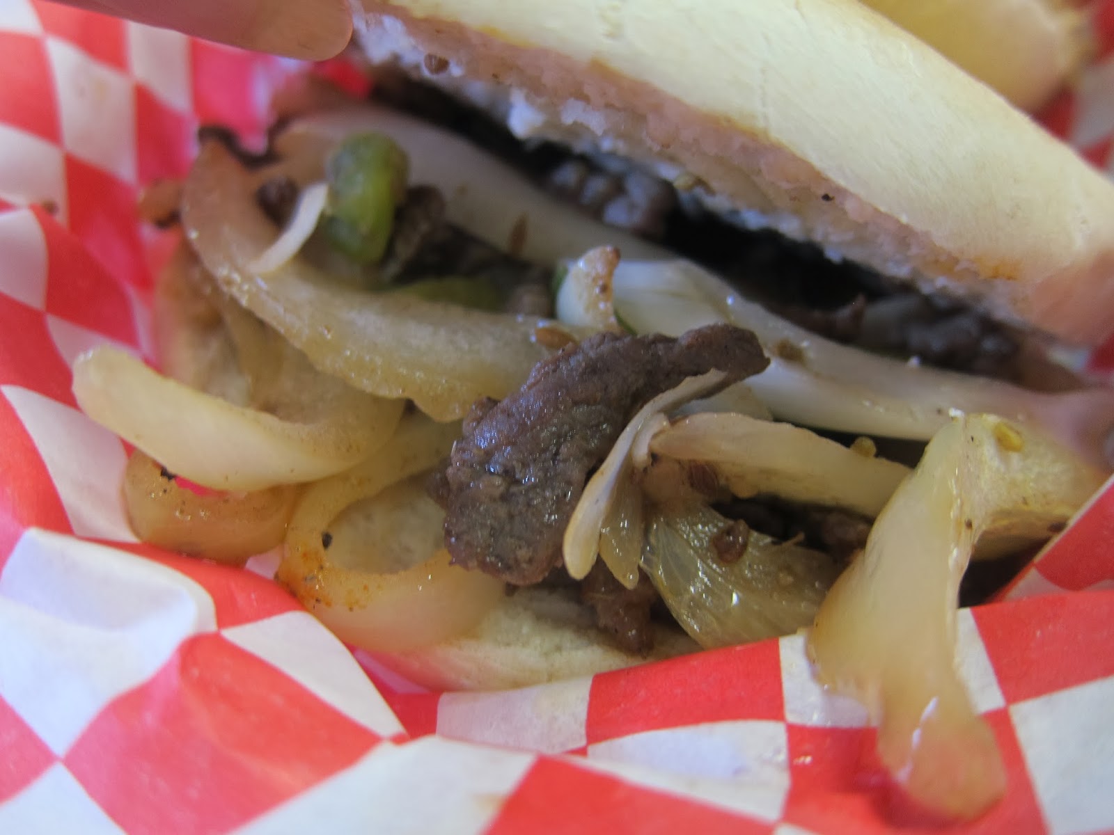 MamiEggroll Fresh hand pulled noodles at Gene's Chinese Flatbread Cafe