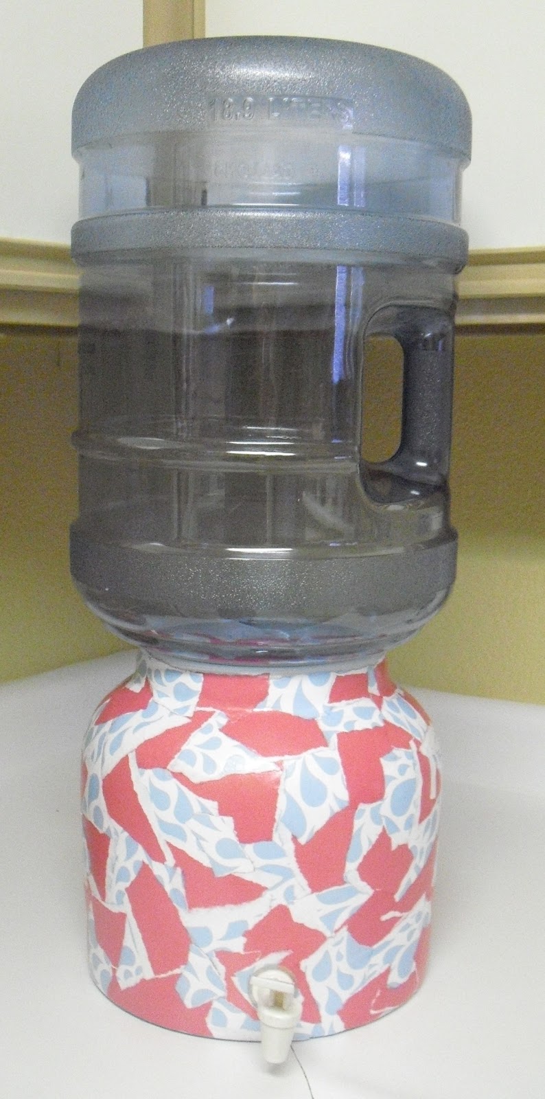 You Made That? Mod Podged Ceramic Water Crock Tutorial