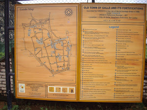 Old town of Galle and its Fortification Map.