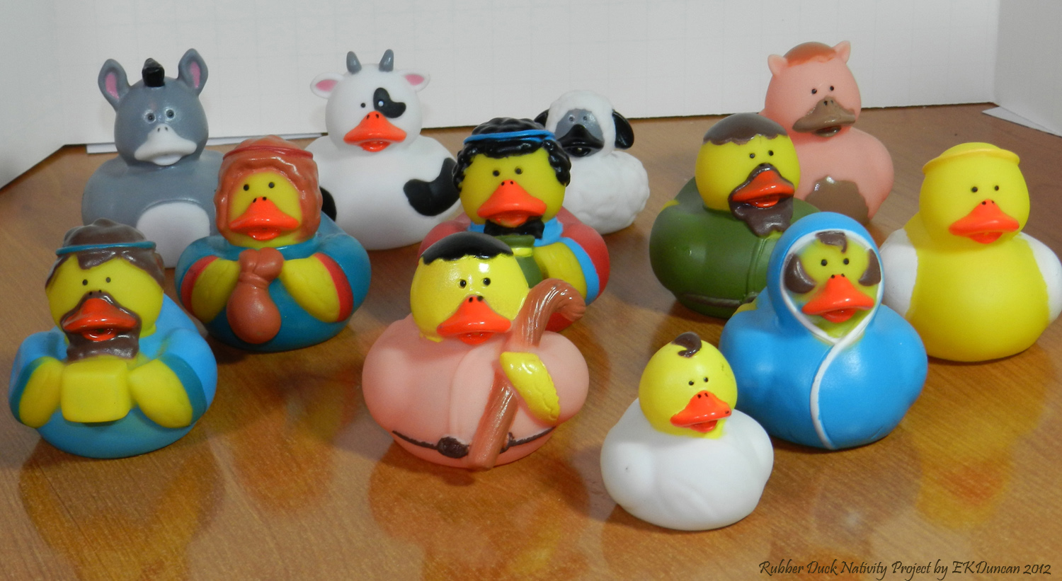 EKDuncan My Fanciful Muse Rubber Duck Nativity Merry Christmas Fun!