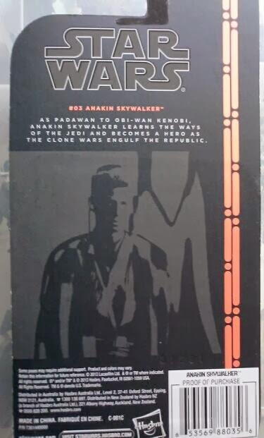 Hysterically assertive.: the black series (3 3/4"): anakin skywalker Hysterically Assertive.: THE BLACK SERIES (3 3/4"): ANAKIN SKYWALKER
