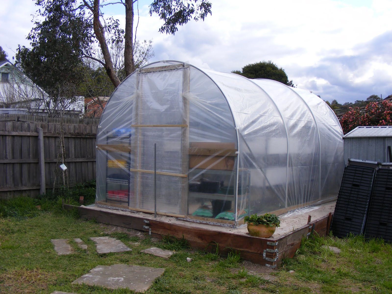 Backyard Self Sufficiency 3 Erection Of The Greenhouse