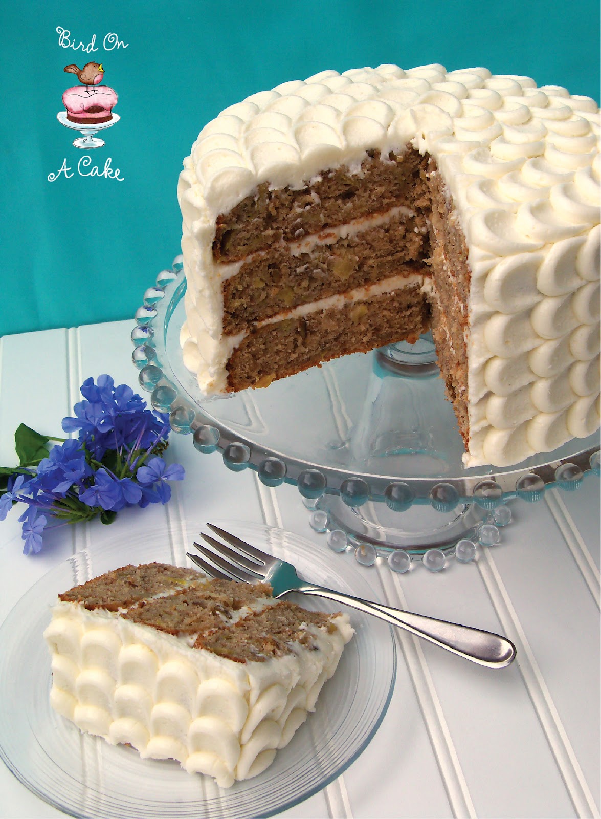 Bird On A Cake Hummingbird Cake with Petal Tutorial