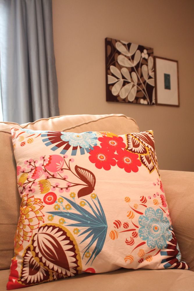 zippered pillow cover tutorial