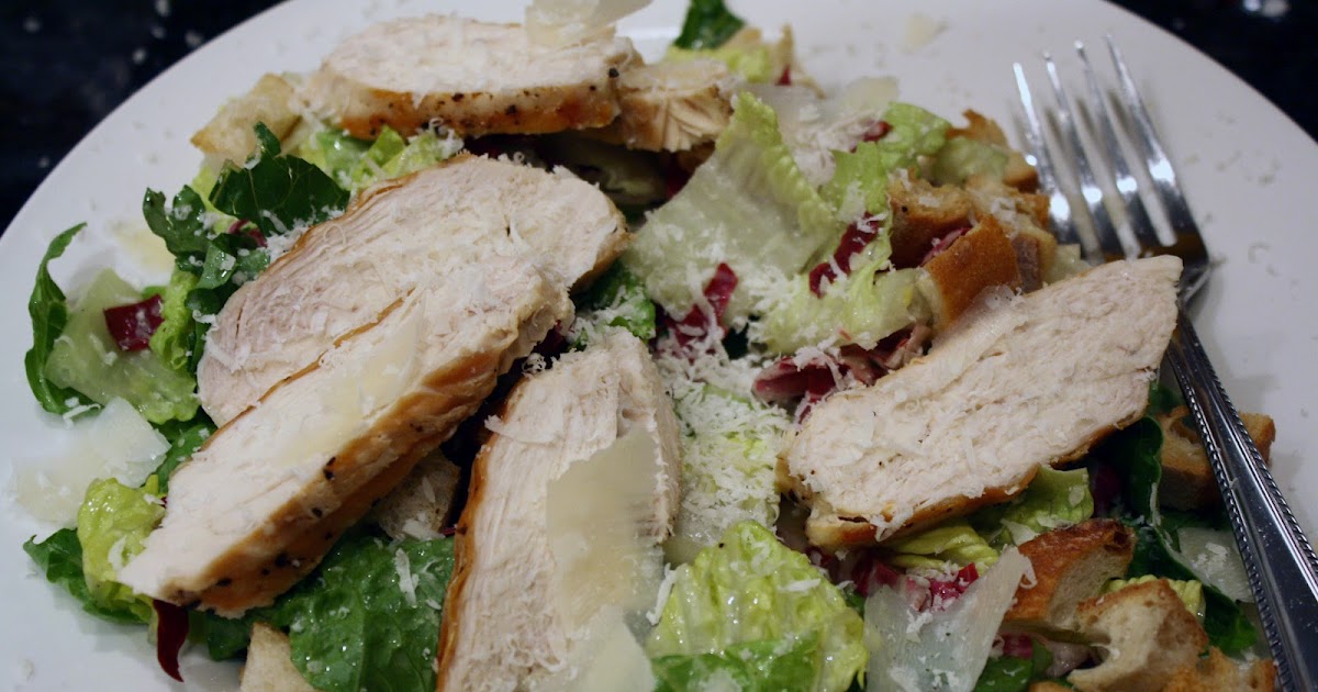 Sweet Foodie Eggless Chicken Caesar Salad (20 minute meal)