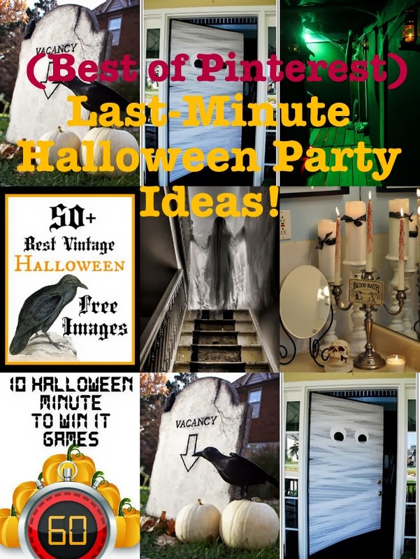 last minute halloween party ideas for the busy procrastinator the best ideas from pinterest all in one place