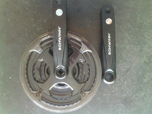 BRAND NEW!  Schwinn 3-ring crank set!