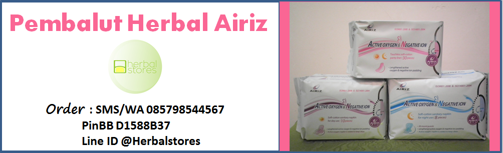 Jual Pembalut Wanita Herbal Airiz Termurah