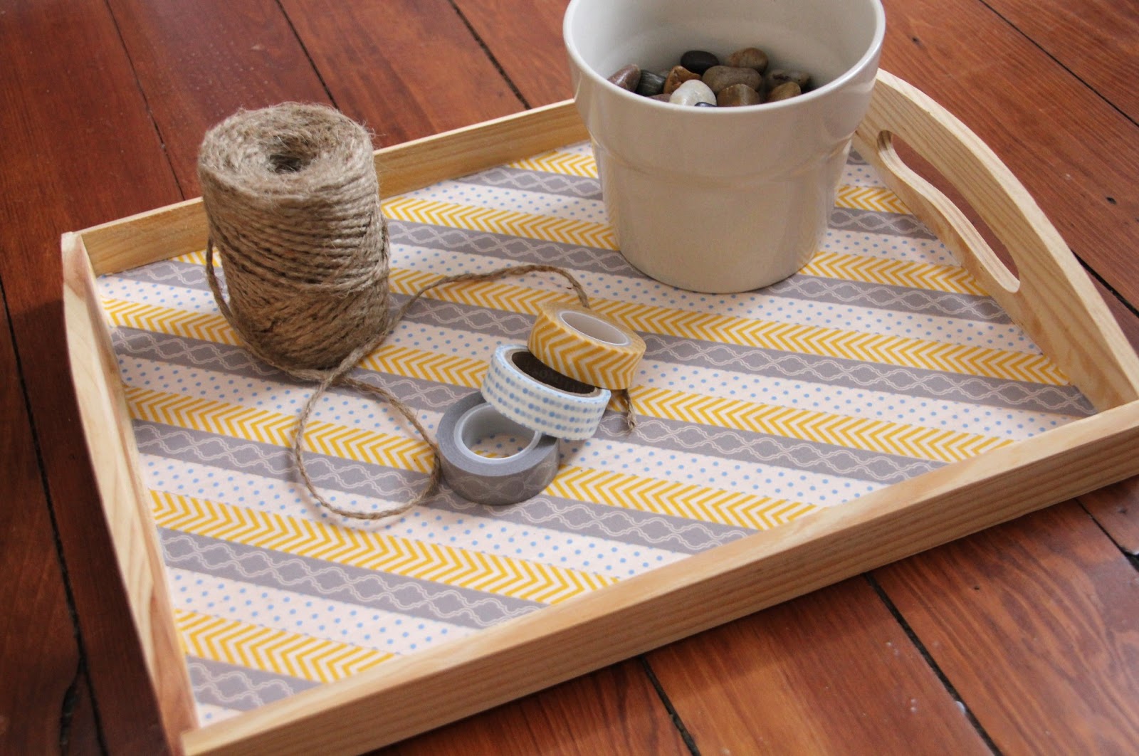 Lovely Little Life Easy DIY Washi Tape Serving Tray