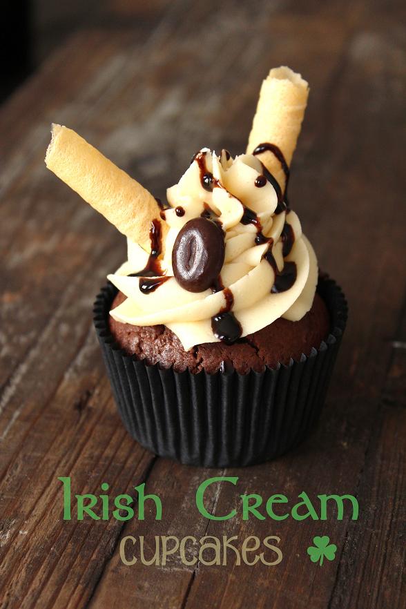 Raquel's Kitchen english version Irish Cream Cupcakes