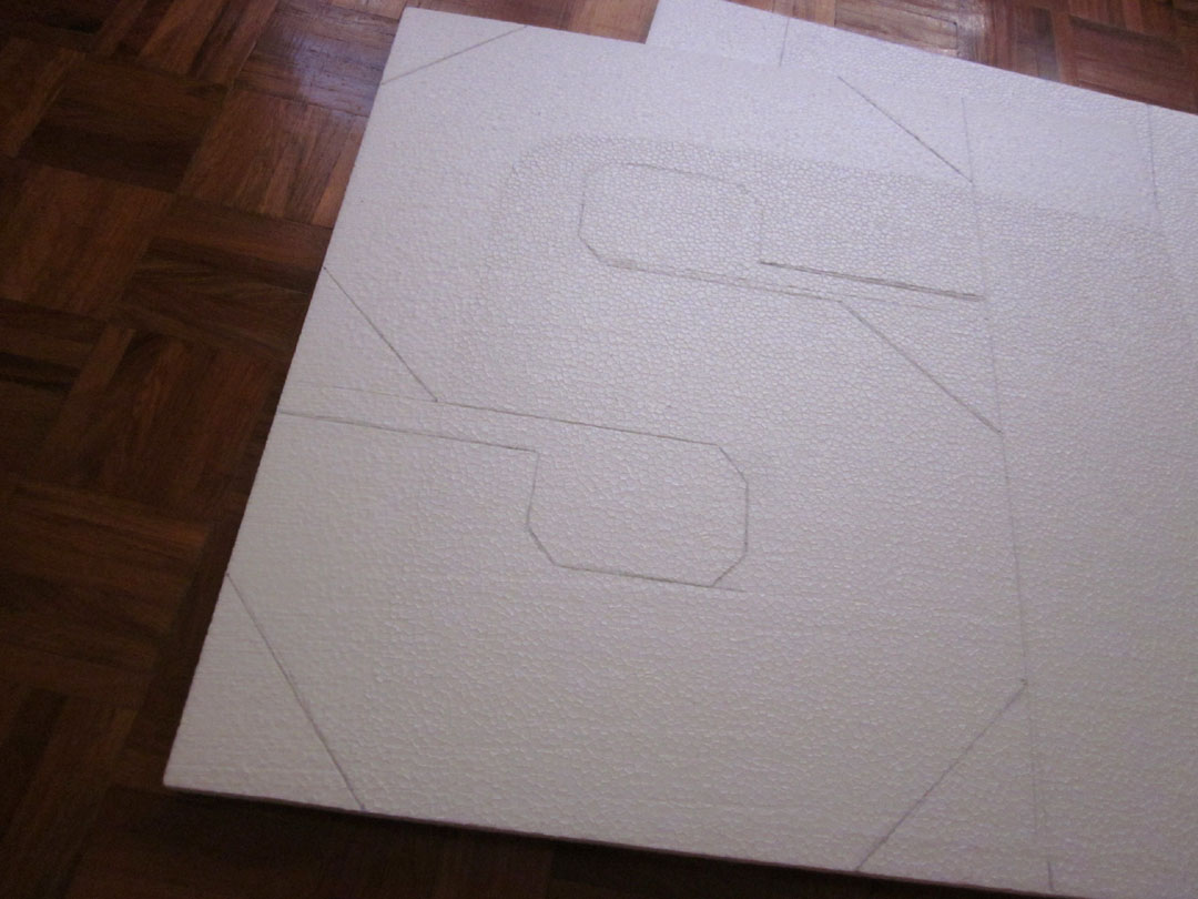 Styrofoam Letters