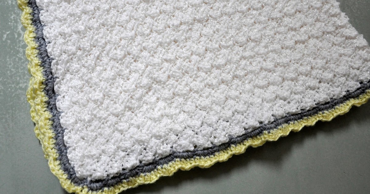 the kc experience Popcorn Stitch Baby Blanket