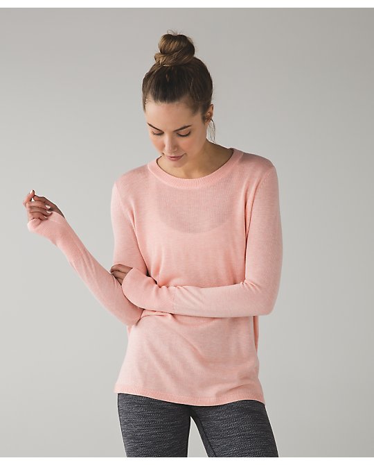 lululemon minty-pink bring-it-backbend-sweater