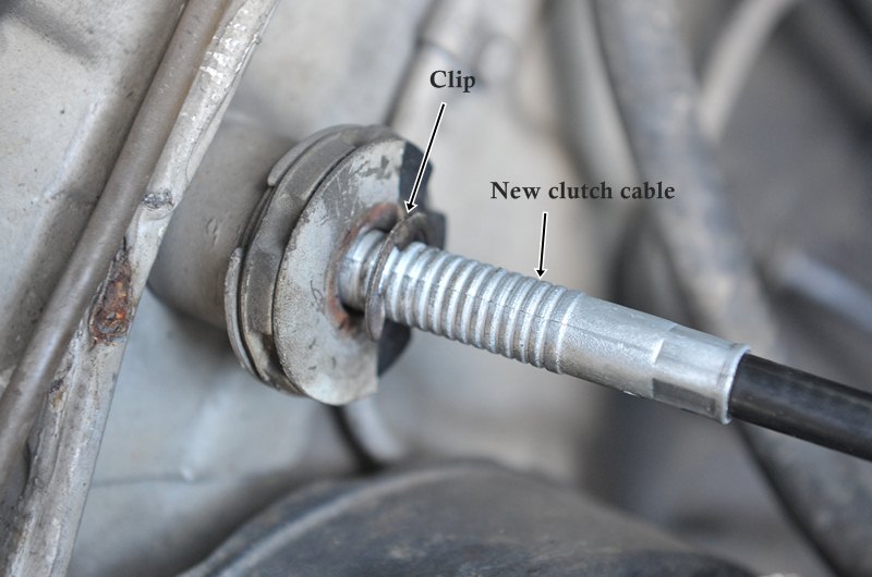 William Ting DIY Mechanic clutch cable replacement