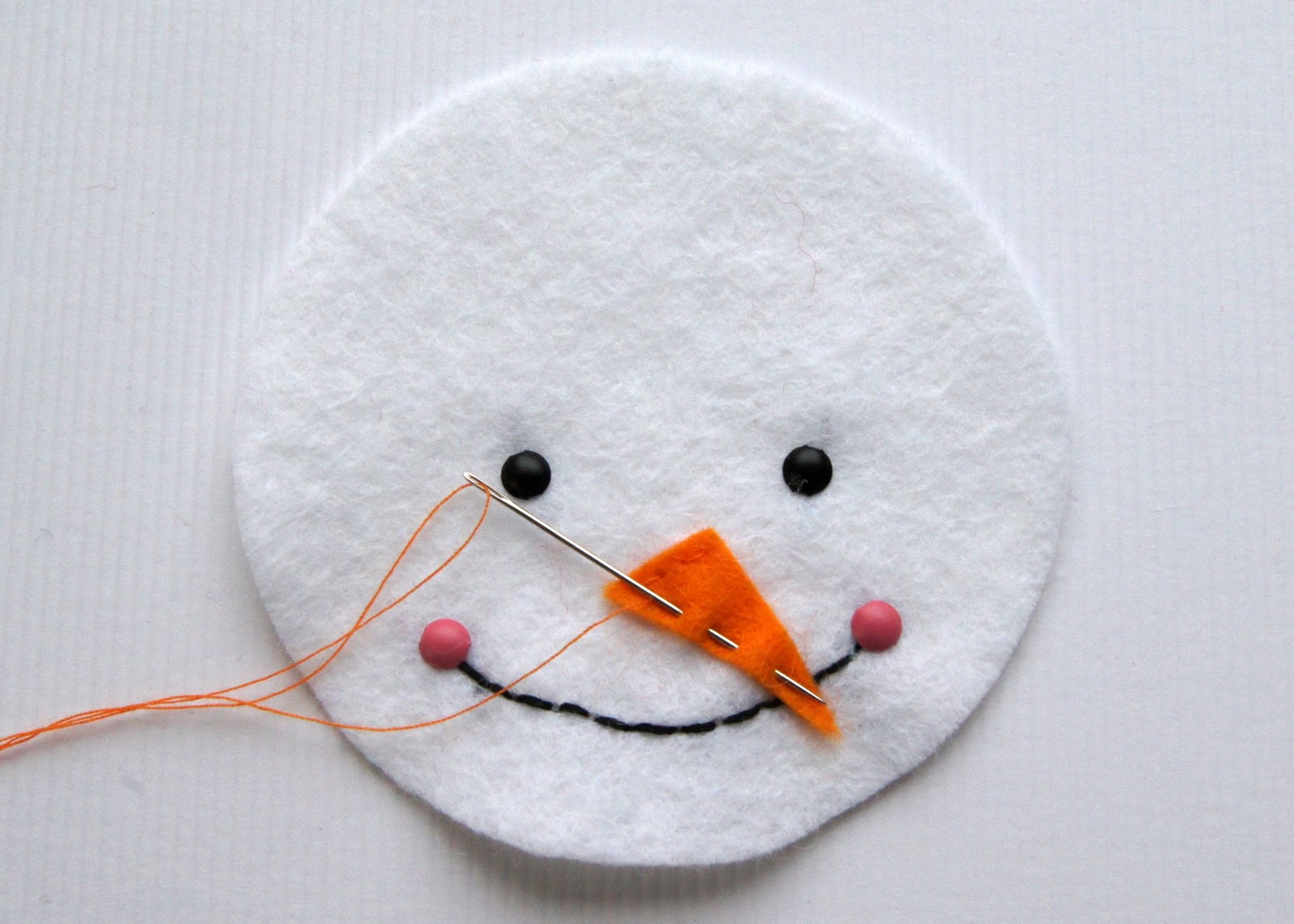 Tied with a Ribbon Snowman Tutorial