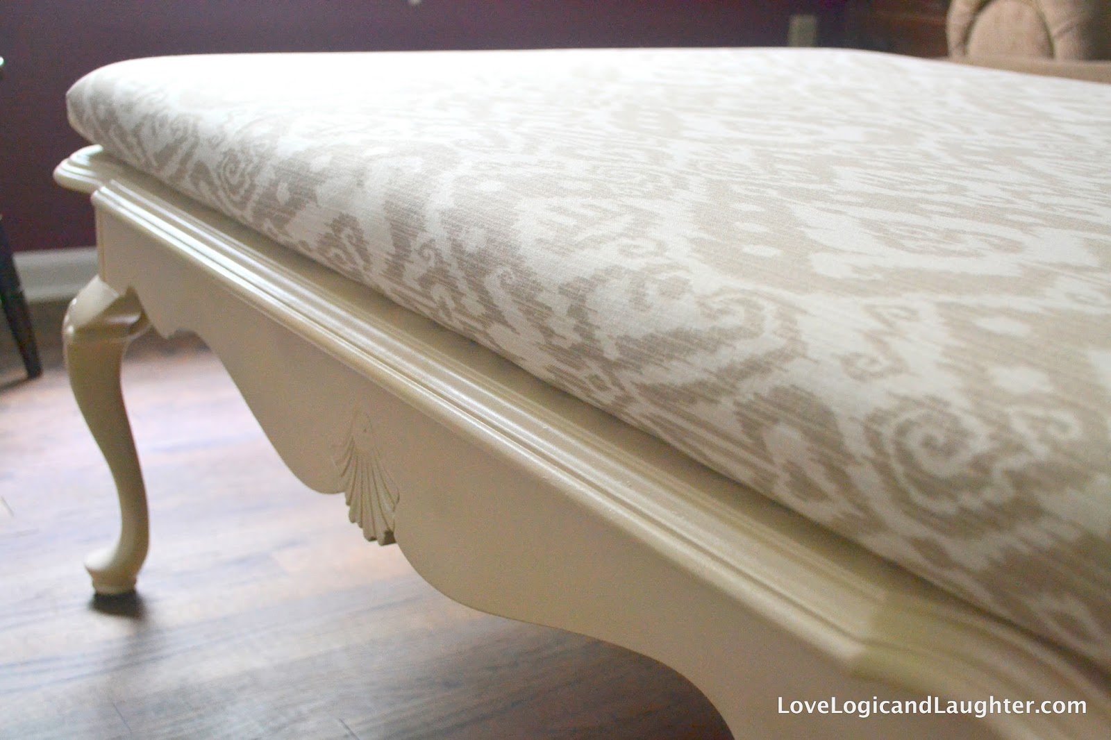 DIY Upholstered Ottoman » Logic and Laughter