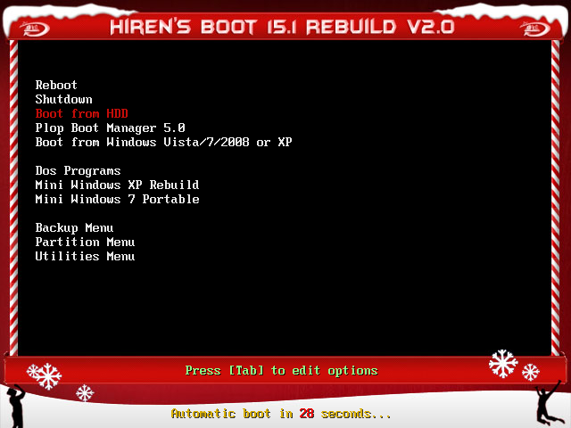 Tch hợp DLC, Hirens Boot, WinPE vo ổ cứng để cứu hộ my
