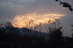 Sunset over the mountains!!!